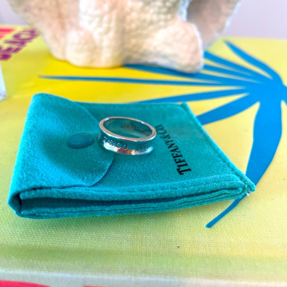 Tiffany & Co Authentic silver 1837 ring size 6